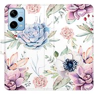 iSaprio flip pouzdro Succulents Pattern pro Xiaomi Redmi Note 12 Pro+ 5G - Phone Cover