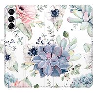iSaprio flip case Succulents for Samsung Galaxy A14 / A14 5G - Phone Cover