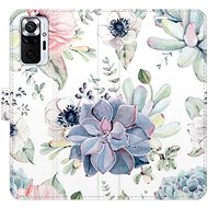 iSaprio flip pouzdro Succulents pro Xiaomi Redmi Note 10 Pro - Phone Cover