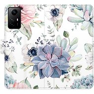 iSaprio flip pouzdro Succulents pro Xiaomi Redmi Note 12S - Phone Cover