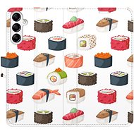 iSaprio flip pouzdro Sushi Pattern 02 pro Samsung Galaxy A14 / A14 5G - Phone Cover