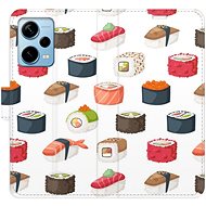 iSaprio flip pouzdro Sushi Pattern 02 pro Xiaomi Redmi Note 12 Pro+ 5G - Phone Cover