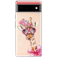 iSaprio Lady Giraffe pro Google Pixel 6 5G - Phone Cover
