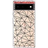 iSaprio Abstract Triangles 03 pro black pro Google Pixel 6 5G - Phone Cover