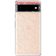 iSaprio Abstract Triangles 03 pro white pro Google Pixel 6 5G - Phone Cover