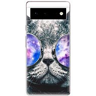 iSaprio Galaxy Cat pro Google Pixel 6 5G - Phone Cover