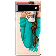 iSaprio My Coffe and Brunette Girl pro Google Pixel 6 5G - Phone Cover