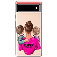 iSaprio Super Mama pro Two Boys pro Google Pixel 6 5G - Phone Cover