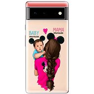 iSaprio Mama Mouse Brunette and Boy pro Google Pixel 6 5G - Phone Cover