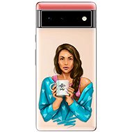 iSaprio Coffe Now pro Brunette pro Google Pixel 6 5G - Phone Cover