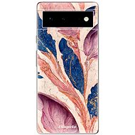 iSaprio Purple Leaves pro Google Pixel 6 5G - Phone Cover