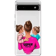 iSaprio Super Mama pro Two Girls pro Google Pixel 6a 5G - Phone Cover
