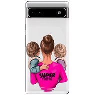 iSaprio Super Mama pro Two Boys pro Google Pixel 6a 5G - Phone Cover