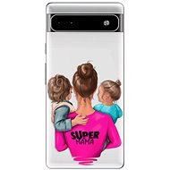 iSaprio Super Mama pro Boy and Girl pro Google Pixel 6a 5G - Phone Cover