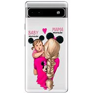 iSaprio Mama Mouse Blond and Girl pro Google Pixel 6a 5G - Phone Cover