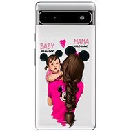iSaprio Mama Mouse Brunette and Girl pre Google Pixel 6a 5G - Kryt na mobil