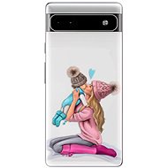 iSaprio Kissing Mom pro Blond and Boy pro Google Pixel 6a 5G - Phone Cover