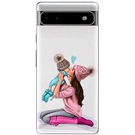 iSaprio Kissing Mom pro Brunette and Boy pro Google Pixel 6a 5G - Phone Cover