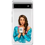 iSaprio Coffe Now pro Brunette pro Google Pixel 6a 5G - Phone Cover