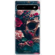 iSaprio Skull in Roses pro Google Pixel 6a 5G - Phone Cover