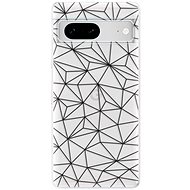 iSaprio Abstract Triangles 03 pro black pro Google Pixel 7 5G - Phone Cover