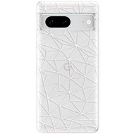 iSaprio Abstract Triangles 03 pro white pro Google Pixel 7 5G - Phone Cover