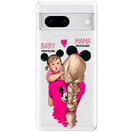 iSaprio Mama Mouse Blond and Girl pro Google Pixel 7 5G - Phone Cover