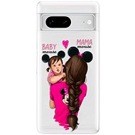 iSaprio Mama Mouse Brunette and Girl pro Google Pixel 7 5G - Phone Cover
