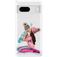 iSaprio Kissing Mom pro Brunette and Boy pro Google Pixel 7 5G - Phone Cover