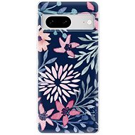 iSaprio Leaves on Blue pro Google Pixel 7 5G - Phone Cover