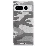 iSaprio Gray Camuflage 02 pro Google Pixel 7 Pro 5G - Phone Cover
