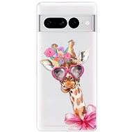 iSaprio Lady Giraffe pro Google Pixel 7 Pro 5G - Phone Cover