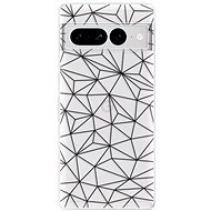 iSaprio Abstract Triangles 03 pro black pro Google Pixel 7 Pro 5G - Phone Cover