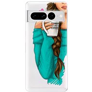 iSaprio My Coffe and Brunette Girl pro Google Pixel 7 Pro 5G - Phone Cover