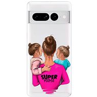 iSaprio Super Mama pro Two Girls pro Google Pixel 7 Pro 5G - Phone Cover