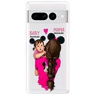 iSaprio Mama Mouse Brunette and Girl pro Google Pixel 7 Pro 5G - Phone Cover