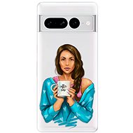 iSaprio Coffe Now pro Brunette pro Google Pixel 7 Pro 5G - Phone Cover