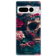 iSaprio Skull in Roses pro Google Pixel 7 Pro 5G - Phone Cover