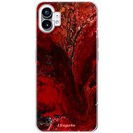 iSaprio RedMarble 17 pro Nothing Phone 1 - Phone Cover