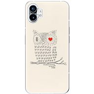 iSaprio I Love You 01 pro Nothing Phone 1 - Phone Cover