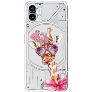 iSaprio Lady Giraffe pro Nothing Phone 1 - Phone Cover