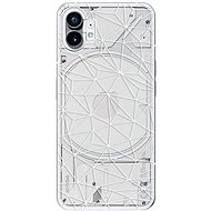 iSaprio Abstract Triangles 03 pro white pro Nothing Phone 1 - Phone Cover