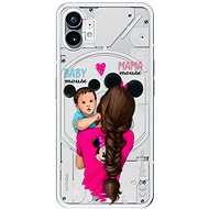 iSaprio Mama Mouse Brunette and Boy pro Nothing Phone 1 - Phone Cover