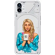 iSaprio Coffe Now pro Blond pro Nothing Phone 1 - Phone Cover