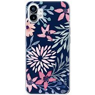 iSaprio Leaves on Blue for Nothing Phone 1 - Phone Cover