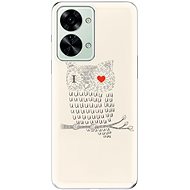 iSaprio I Love You 01 pro OnePlus Nord 2T 5G - Phone Cover