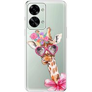 iSaprio Lady Giraffe pro OnePlus Nord 2T 5G - Phone Cover