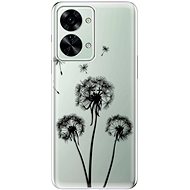 iSaprio Three Dandelions pro black pro OnePlus Nord 2T 5G - Phone Cover