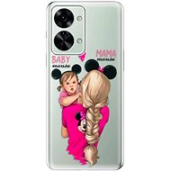 iSaprio Mama Mouse Blond and Girl pro OnePlus Nord 2T 5G - Phone Cover