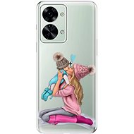iSaprio Kissing Mom pro Blond and Boy pro OnePlus Nord 2T 5G - Phone Cover